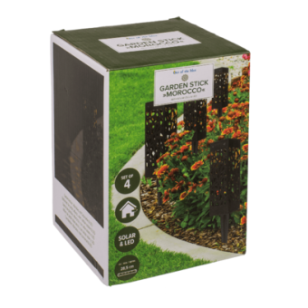 Morocco Solar Garden Lights - Pack of 4
