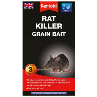 Rentokil Rat Killer - 3 Sachets