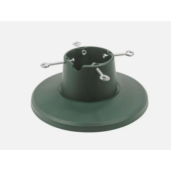 Green christmas tree stand