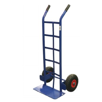 Heavy Duty Sack Truck With Pumped Wheel - Blue