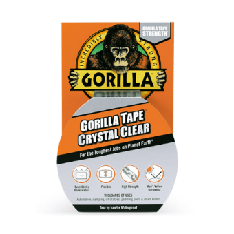 Gorrilla Crystal Clear Repair Tape - 8.2m x 48mm