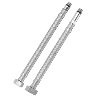 Tap connection hoses (pair) 40cm M10xF1/2″
