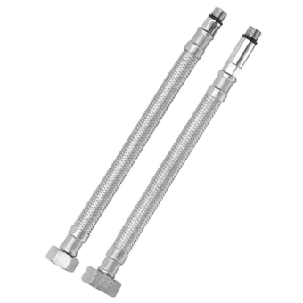 Tap connection hoses (pair) 60 cm M10xF1/2″