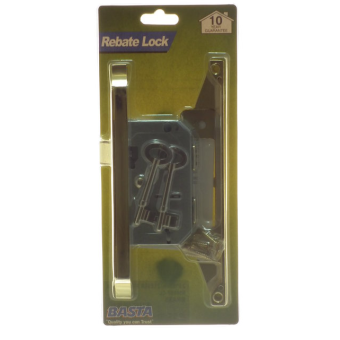 BASTA 63mm rebate lock brass (2.5")