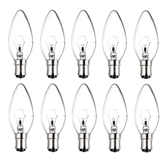 Sbc 46w (60w) Candle Halogen Pk 10