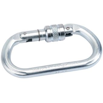 Screw Lock Karabiner - With Screwgate fixing & 17mm Opening