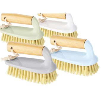 Bamboo Handled Scrubbing Brush