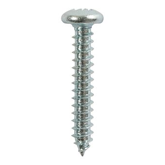 Self-Tapping Pan Head Zinc Screws - M6 X 1/4"