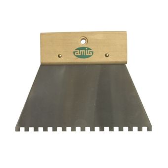 Amig Flexible Steel Toothed Spatula - 180mm