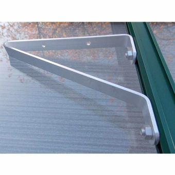 Aluminium Shelf Brackets 6" (150mm) - 4 Pack