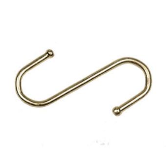 Centurion 2pc 100mm Brassed Ball End S-Hook