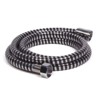 Shower Hose Black and Chrome - 1.5m