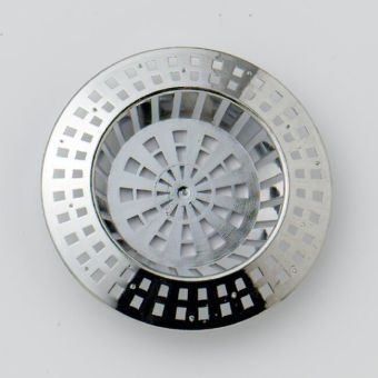 2 Piece 1 5/8" - 2 1/4" Chrome Sink Strainer (plastic)