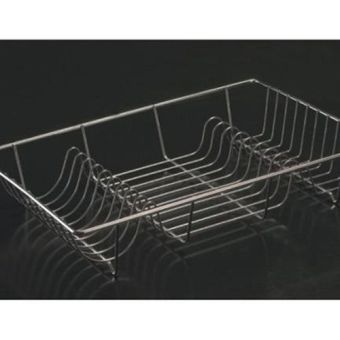 Chrome Dish Drainer Flat