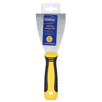 Soft Grip Stiff Scraper with High Quality Steel Blade for Comfortable and Precise Surface Preparation I 3"