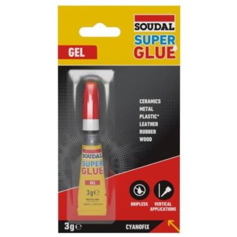 Soudal Super Glue Gel 3g