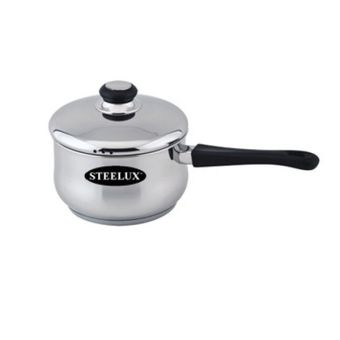 Steelex Stainless Steel Saucepan & Lid - 20cm