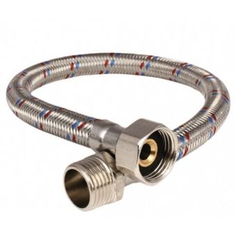 Stainless Steel Female Male Hose - 40 cm
