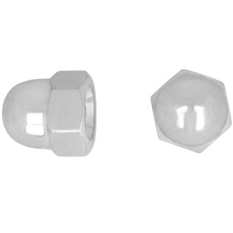 Steel Zinc Plated Domed Cap Nut M4