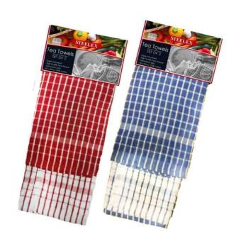 Steelex Cotton Teatowels - Set Of 2