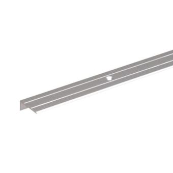 Step Edge Profile Anodised Aluminium Silver - 24.5 x 20 x 1.5 / 1m