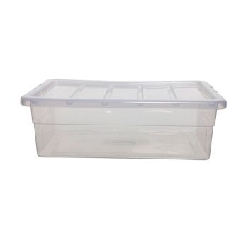 Whitefurze Spacemaster Storage Box With Lid 28L