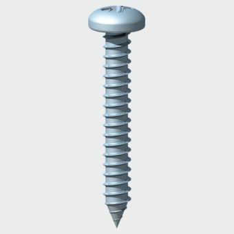 Self Tapping Screw PZ2 PAN - BZP 6 x 1/2