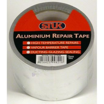 Aluminium Repair Tape - Silver 75mm x 25mm