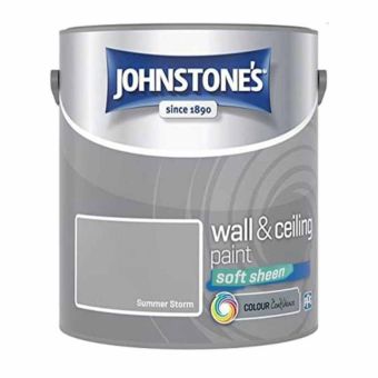 Johnstones Wall & Ceiling Soft Sheen Paint - Summer Storm 5L
