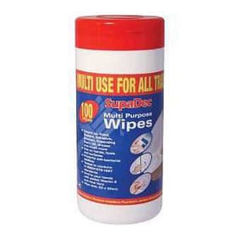 Supadec Box Of 100 Multi-Purpose Wipes
