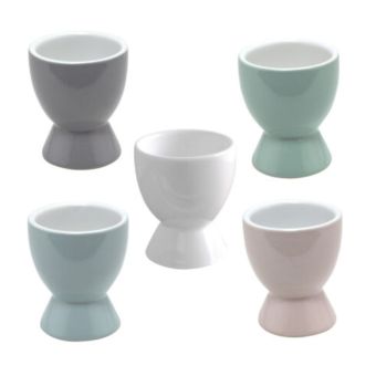 Ceramic Egg Cups Ass Colours