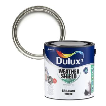 Dulux Weathershield Smooth Masonry Brilliant White 2.5L