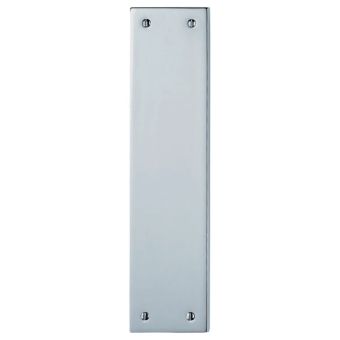 Chrome Plated Victorian Finger Plate 305mm x 70mm