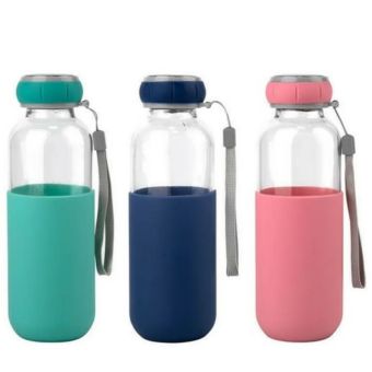 Glass Water Bottle - 600ml