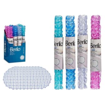 Transparent Rubber Bath Mat 35 x 66cm