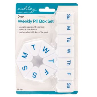 Weekly Pill Box Set - 2 pieces