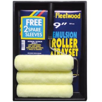 Fleetwood Premium Emulsion Roller & Tray set 9"