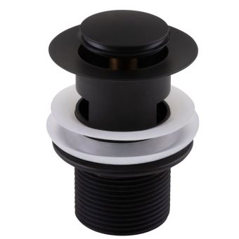 Click-Clack Waste 1 1/4″ - Black