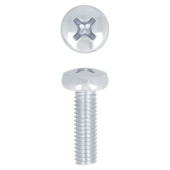 Phillips Pan Head Steel Screw M3 x 30mm - Pack of 15