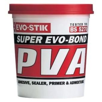 Super Evo Bond Universal PVA 1 Litre – Multi-Purpose Adhesive, Sealer and Primer