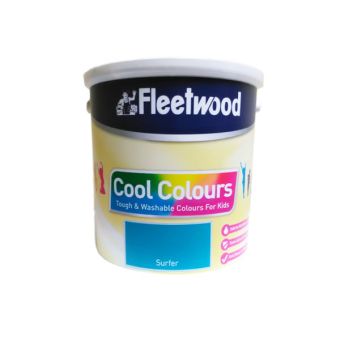 Fleetwood Cool Colours Washable Soft Sheen Paint - Surfer 2.5L