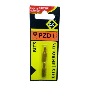 C.K PZD 1 Screwdriver Bits - Pack of 2