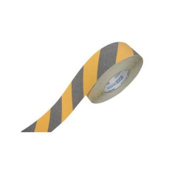 50mm x 18.2m Black/Yellow Anti Slip Tape