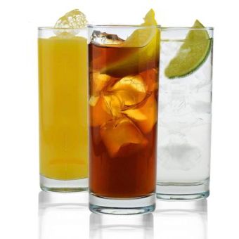 Straight-Up 36cl Hiball Glasses - Set of 3