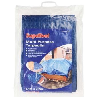 Blue Tarpaulin 5.4m x 3.7m