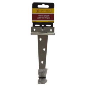 Zinc Plated Tee Hinges (1 pair) - 150mm 6"