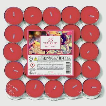 Aladino Festive Tealights - Pack of 25