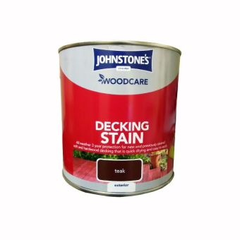 Johnstones Woodcare Decking Stain - Teak 2.5L