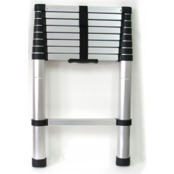 Extendable telescopic aluminum ladder - 3.2m
