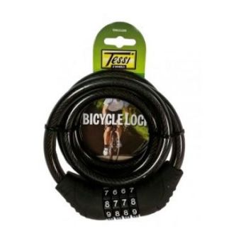 Tessi Bike Combination Lock With 2 Keys